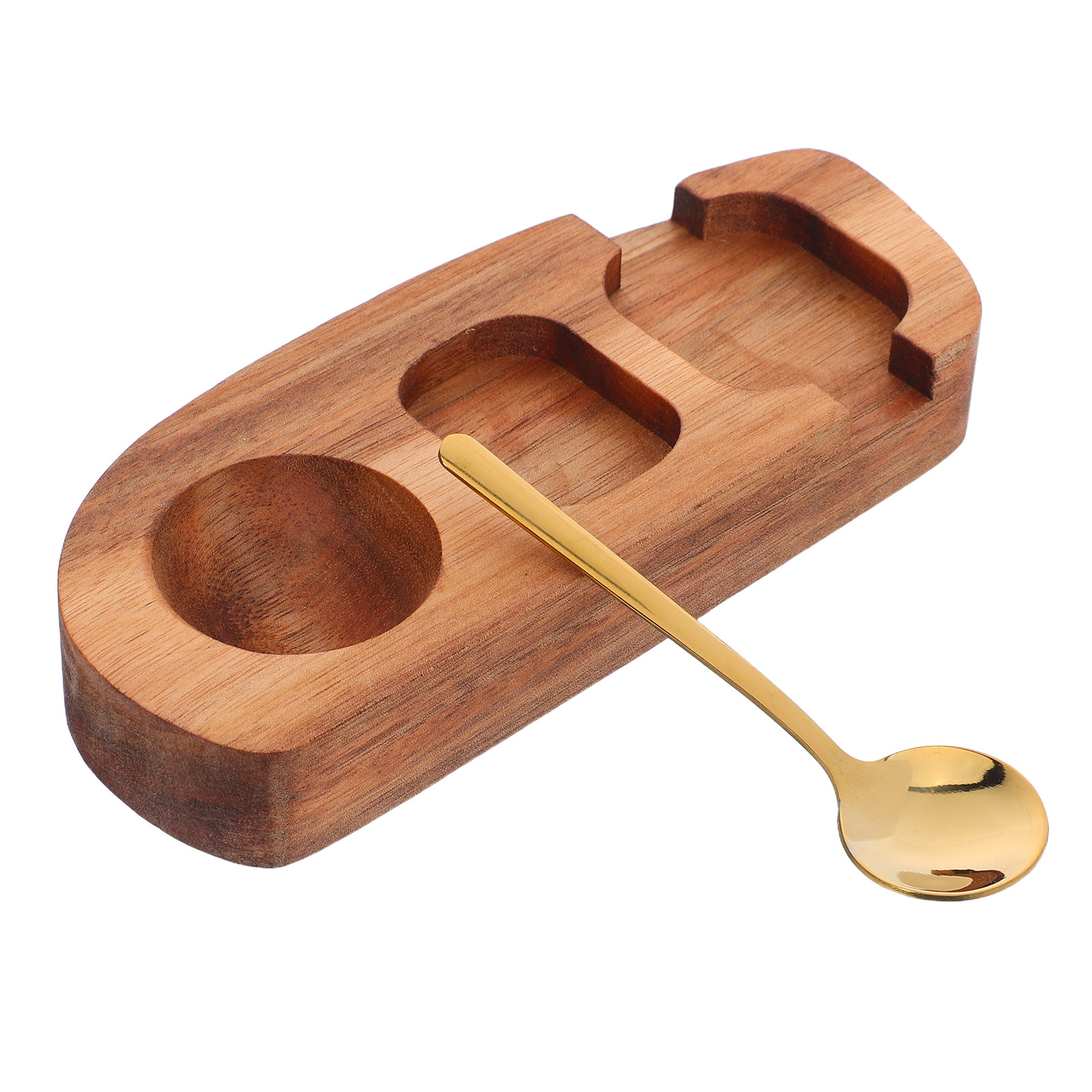 Wooden Serving Tray - Suporte de Madeira para Ovos, Organizador