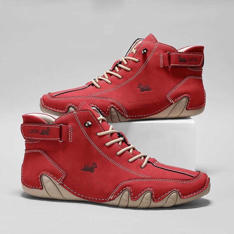 Tênis Casuais de Couro para Ho - Luxury Lifestyle Shoes avaliação e preço