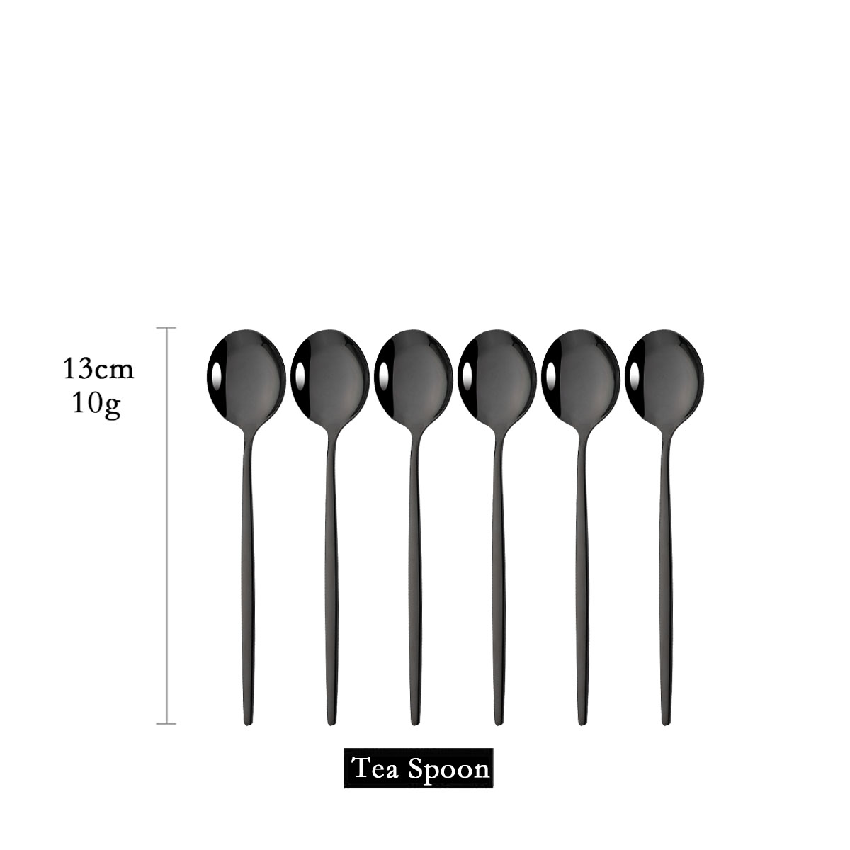 6 pçs chá café agitar mini col - Gold Cutlery Flatware avaliação e preço