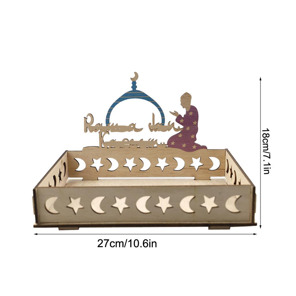 Bandeja Retangular de Madeira  - Wooden Serving Tray avaliação e preço