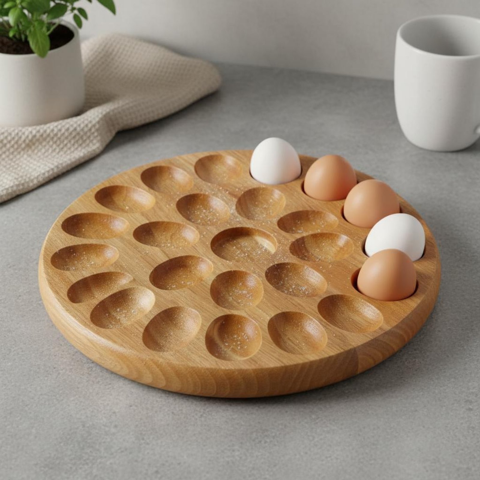 Bandeja Oval Reversível de Mad - Wooden Serving Tray avaliação e preço