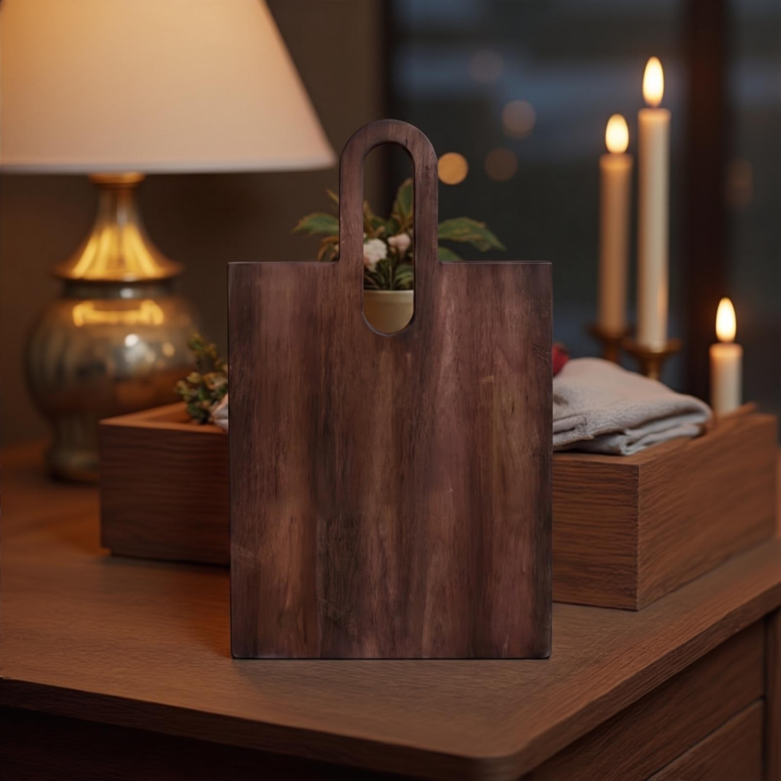 Tábua de Servir de Madeira Sól - Wooden Serving Tray avaliação e preço