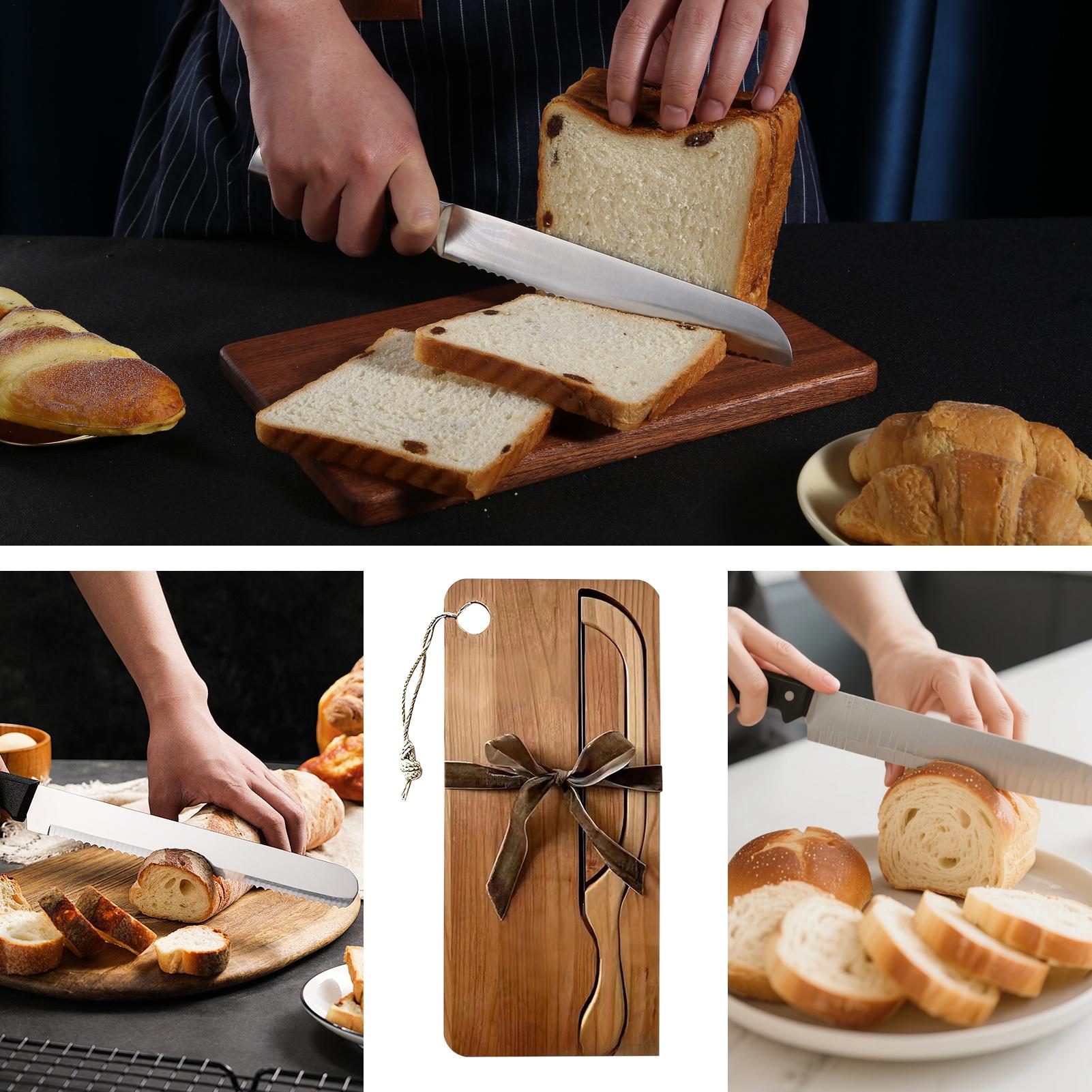 Cortador de pão para sourdough - Wooden Serving Tray avaliação e preço