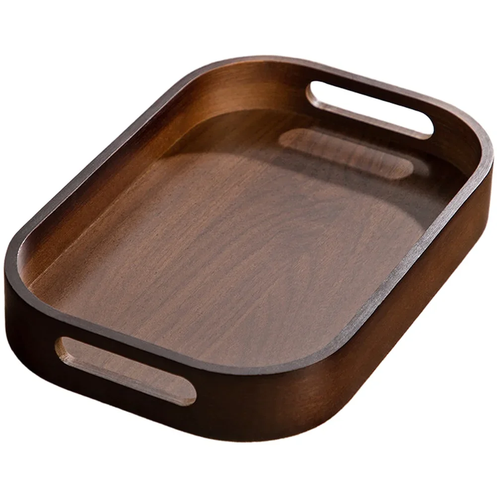 Bandeja de chá de madeira com  - Wooden Serving Tray avaliação e preço